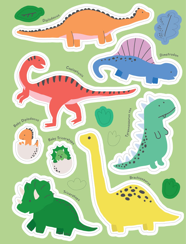 Giant Stickers for Tiny Tots - Dinosaur Kingdom