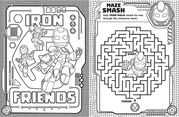 Iron Man and His Awesome Friends - Mega Colouring Book