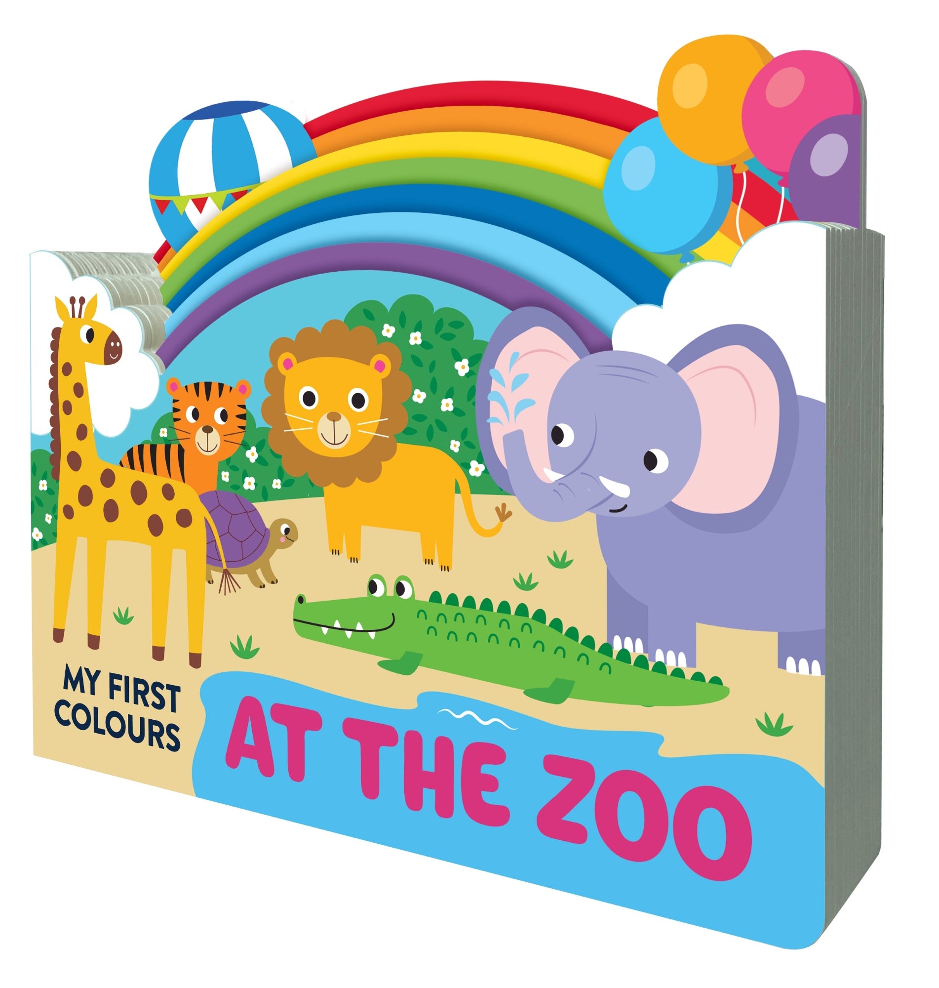 Chunky Scenes Board Book - My First Colours- At the Zoo Chunky Scenes Board Book - My First Colours- At the Zoo