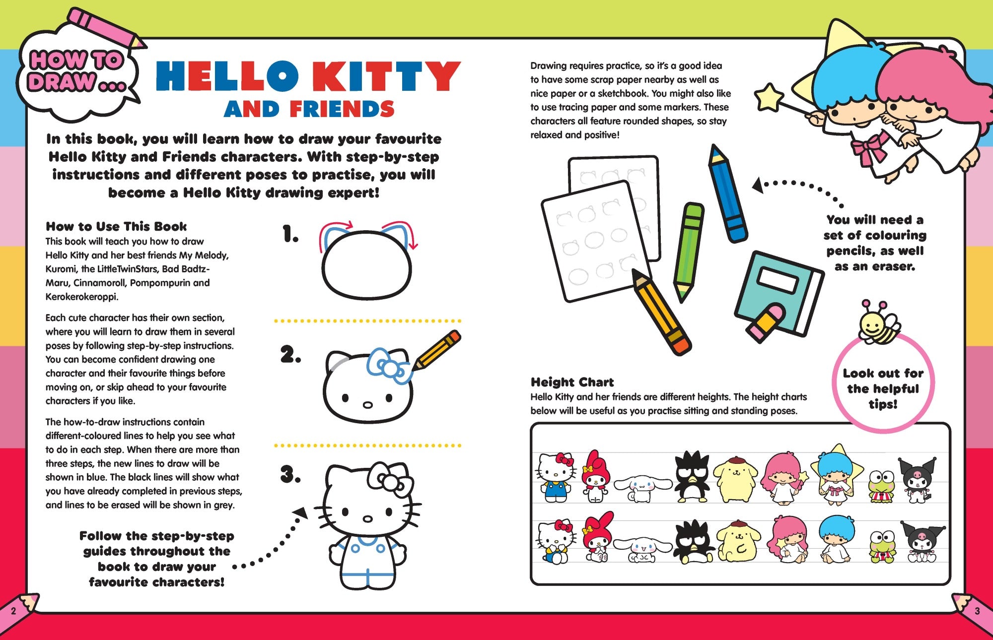 Hello Kitty and Friends - How to Draw – Lake Press
