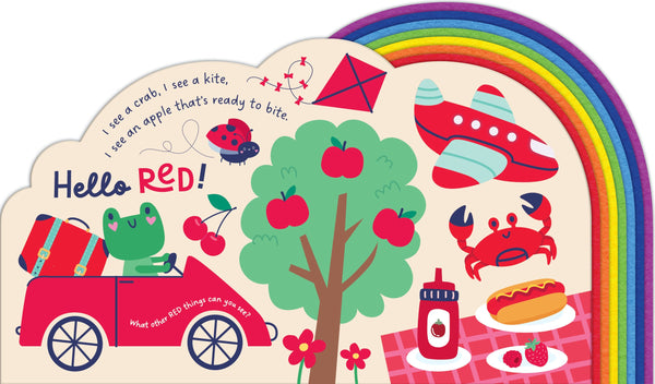 Chunky Felt Board Book - Hello Rainbow