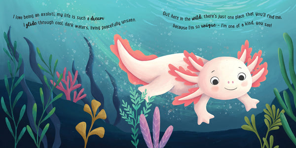 Story Time - Padded Board Book - I Love Being an Axolotl