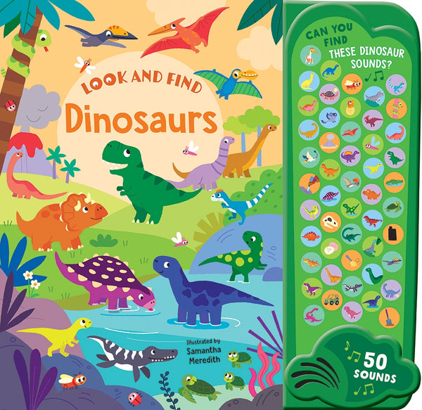 Look and Find - 50-Button Mega Sound Book - Dinosaurs