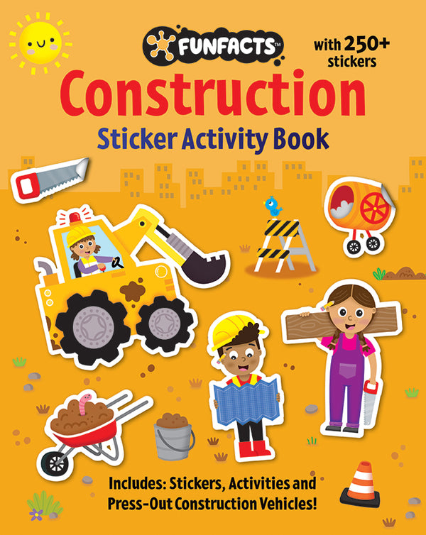 FunFacts - Sticker Activity Book - Construction