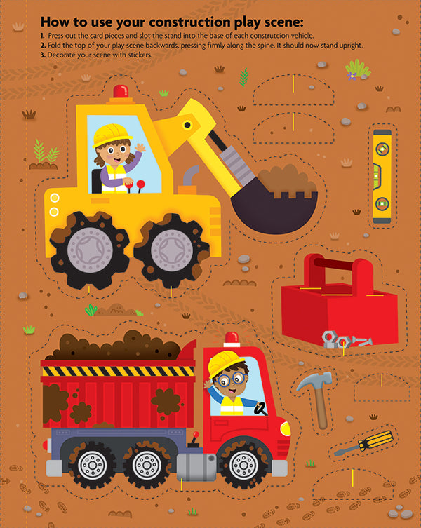 FunFacts - Sticker Activity Book - Construction