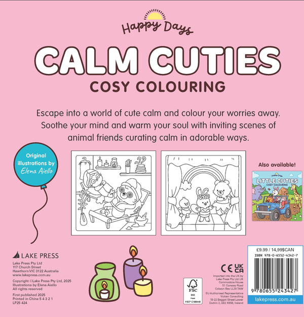 Happy Days - Calm Cuties Cosy Colouring
