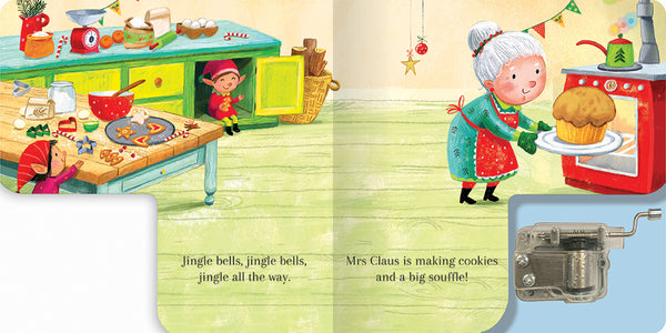 Wind-Up Music Box Book - Jingle Bells (Small format)