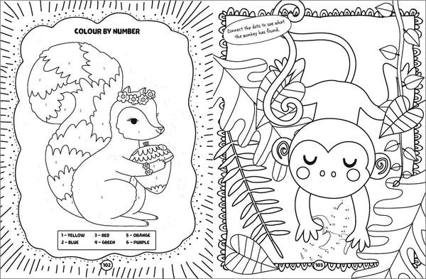 Lots of Things to Do and Colour - Unicorns, Enchanted Lands and Sweet Treats