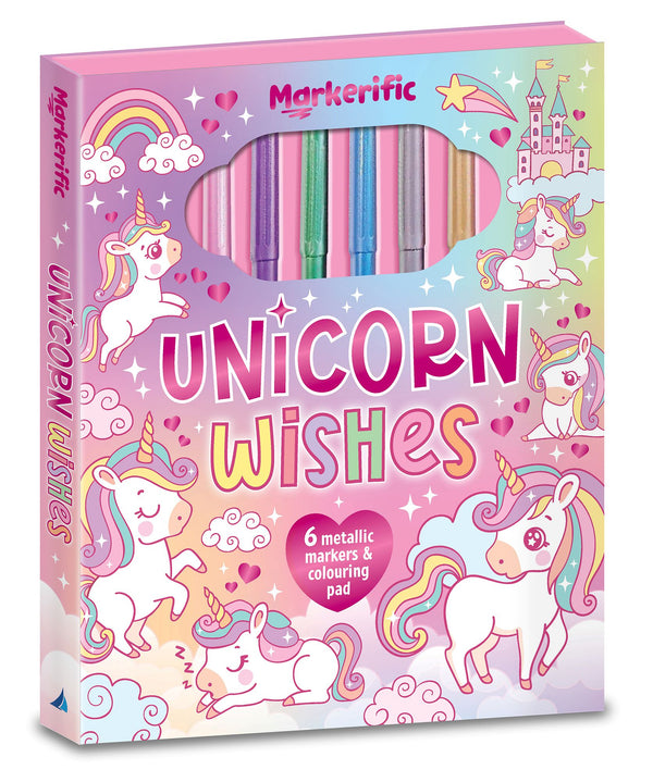 Markerific - Activity Folder - Unicorn Wishes