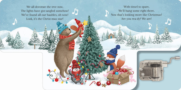 Wind-Up Music Box Book - We Wish You a Merry Christmas