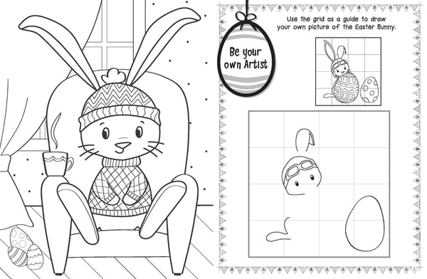 The Easter Bunny comes to Australia - Deluxe Colouring Book