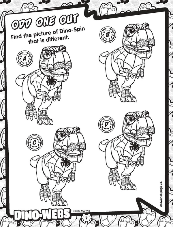 Spidey and His Amazing Friends - Activity Pad - Dino Webs