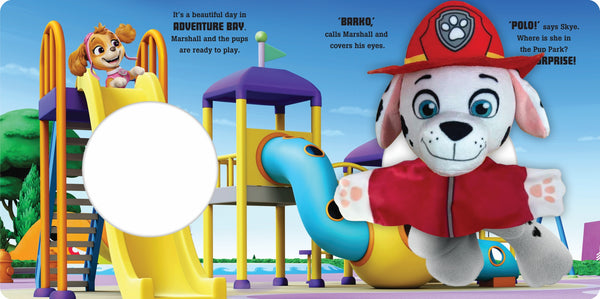 PAW Patrol - Hand Puppet Book - Marshall - Pups Play Hide-and-Seek