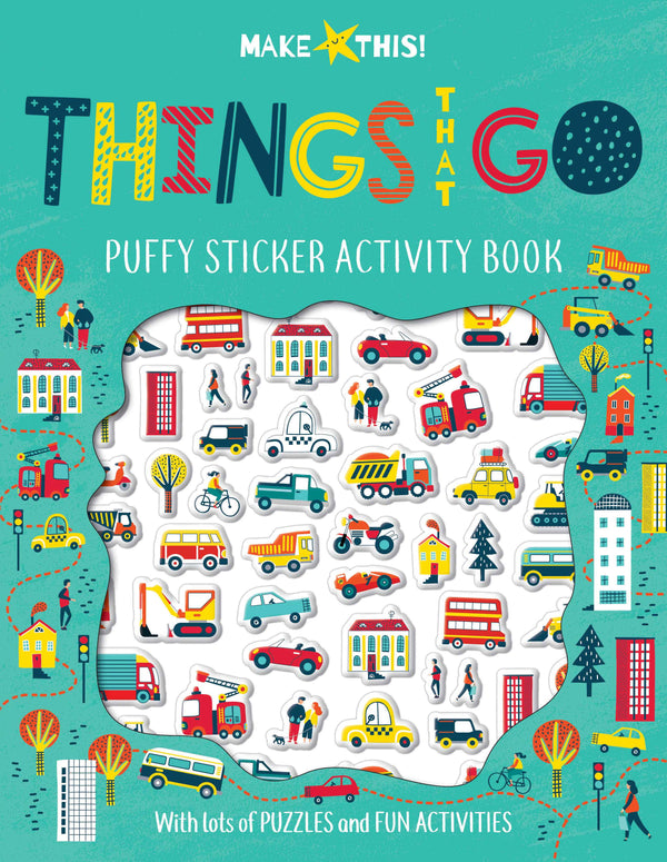 Make This! Puffy Sticker - Things That Go