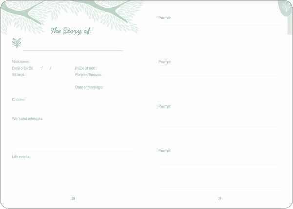 My Family Tree - A Keepsake Guided Journal