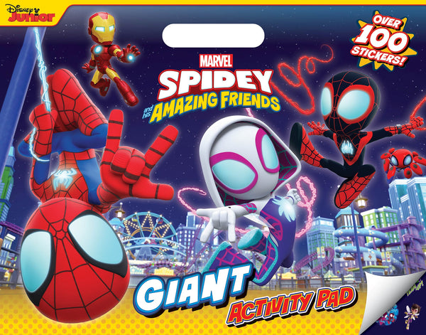 Spidey and His Amazing Friends - Giant Activity Pad - Glow Webs Glow!