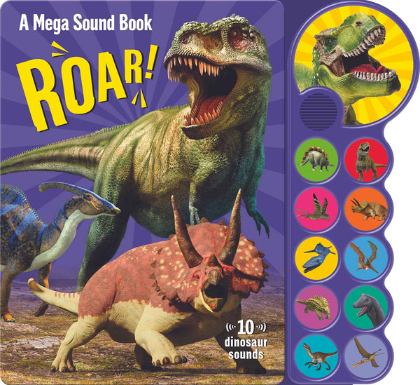 Large 10-Button Sound Book - Roar