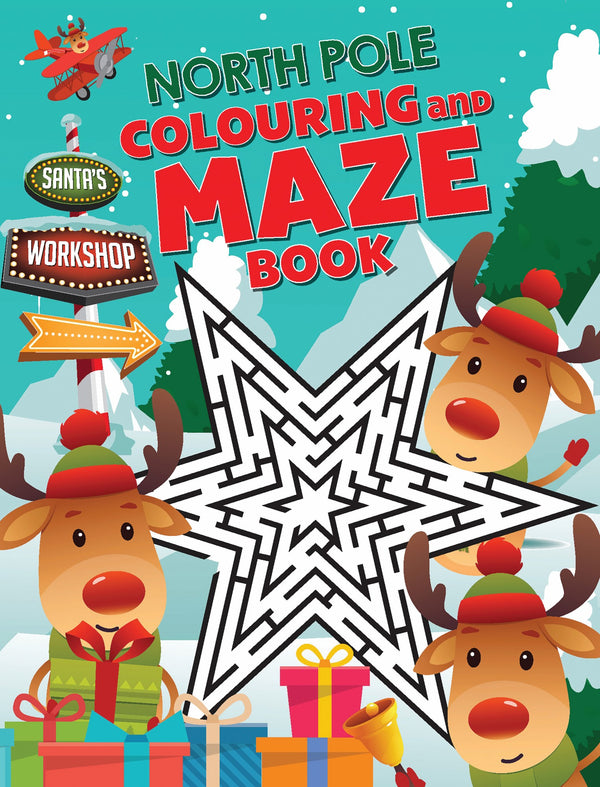 Colouring and Mazes - North Pole