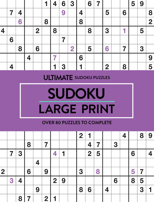 Large Print Puzzle Book - Sudoku