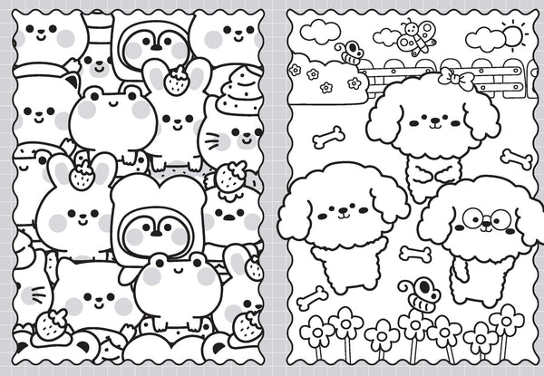 100% Cute - 32pp Colouring Book