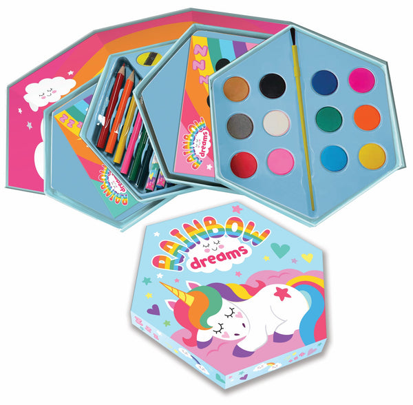 Rainbow Dreams - Hex Colouring & Activity Drawers