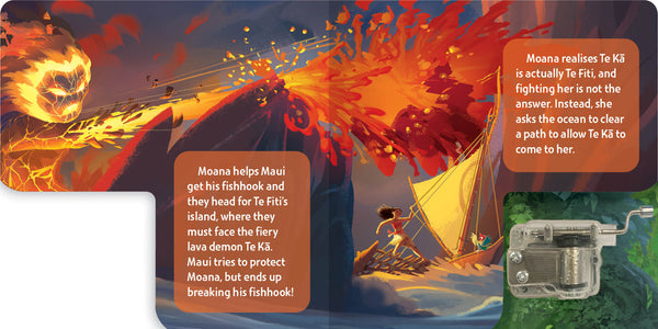 Disney Moana - Wind-Up Music Box Book
