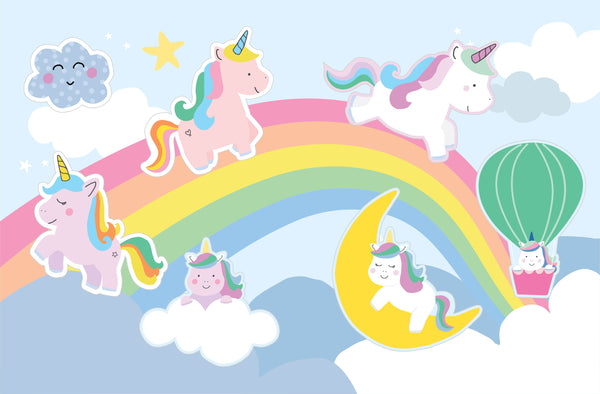 Giant Stickers for Tiny Tots - Unicorn World