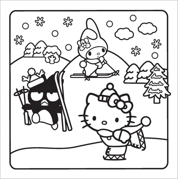 Hello Kitty and Friends - Christmas Cosy Colouring Book