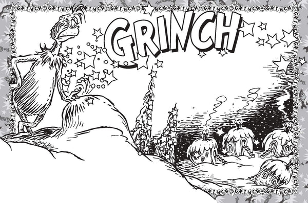 Dr Seuss - Giant Activity Pad - The Grinch