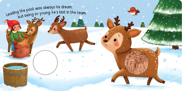 Squeaky Plush Board Book - Squeaky Little Reindeer