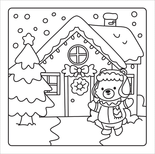 Happy Days - Christmas Cuties Cosy Colouring