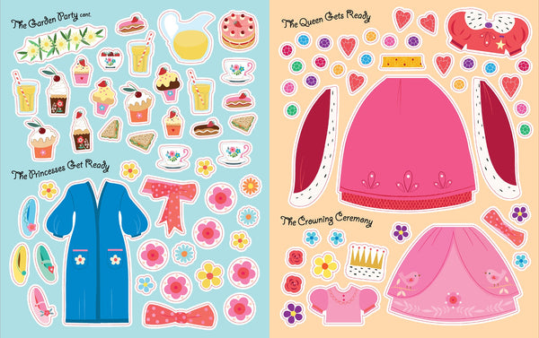 Sticker Dress-Up Book - Princesses