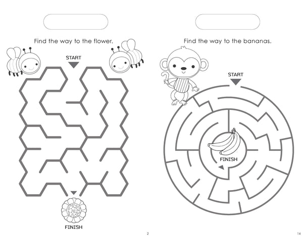 Little Genius Vol. 2 - Small Activity Pad - Mazes