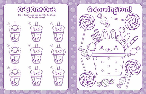 Bubble Tea - Activity Book with Squishy