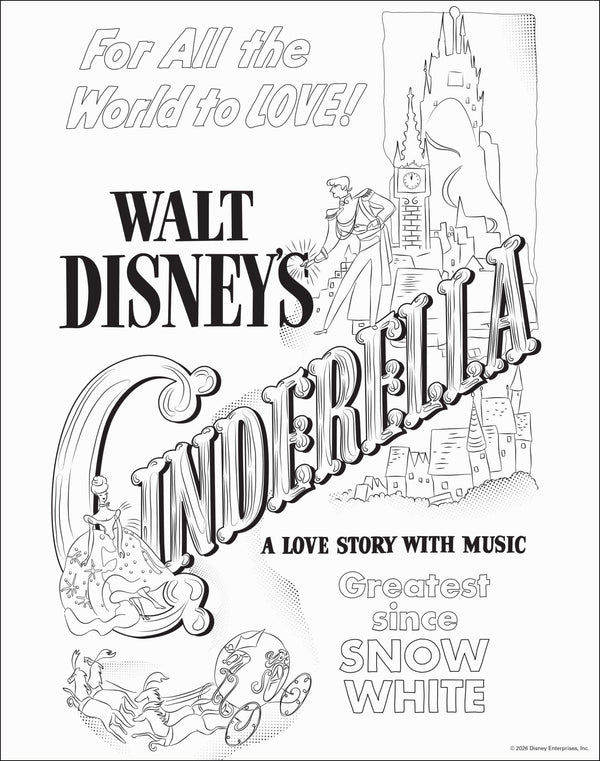 Disney Gallery Wall Art - Classic Disney