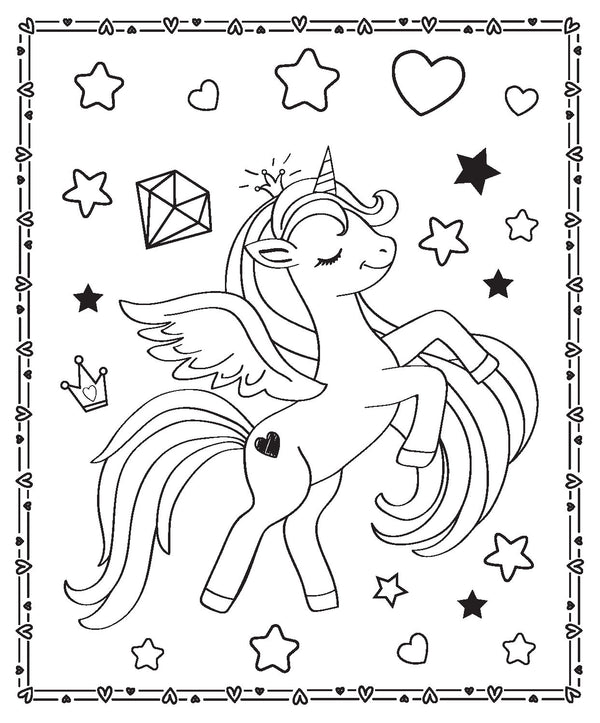 Markerific - Activity Folder - Unicorn Wishes