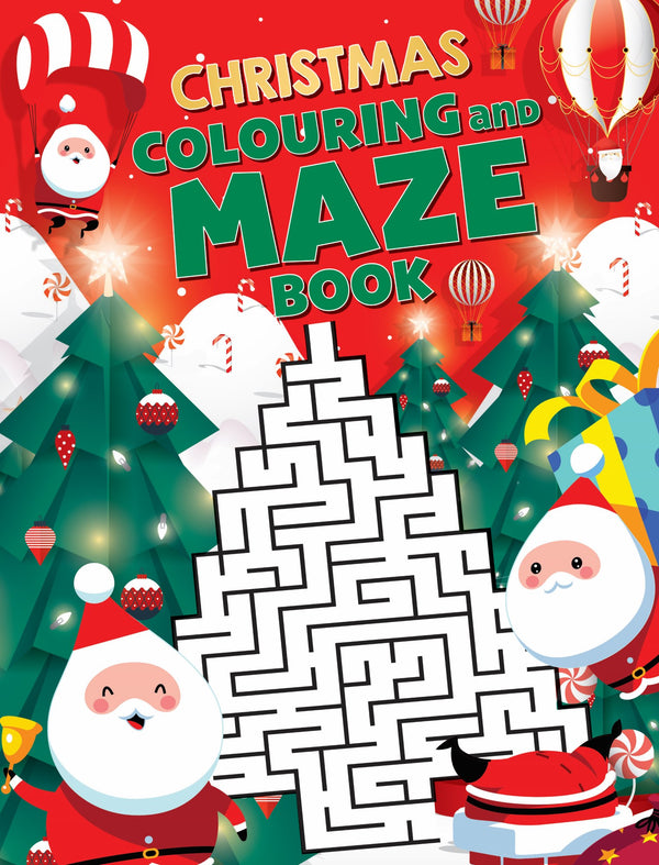 Colouring and Mazes - Xmas