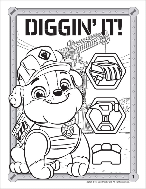 PAW Patrol - Activity Pad - Rubble & Crew