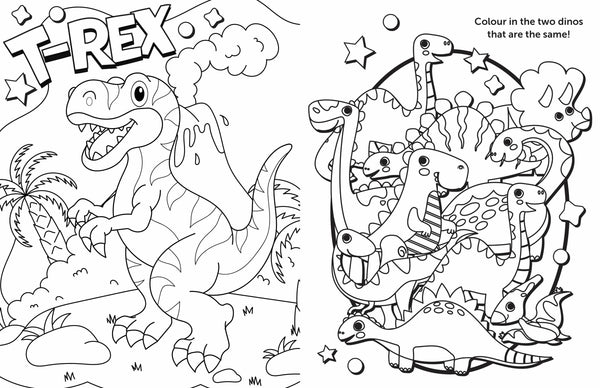 Colour Fun - Dinosaurs
