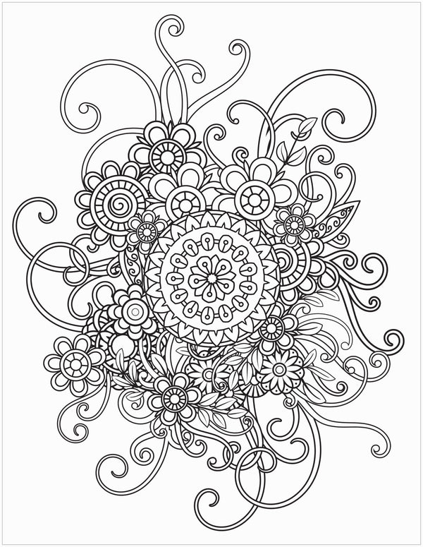 Mandala - Deluxe Adult Colouring, Greeting Cards & Gift Tags