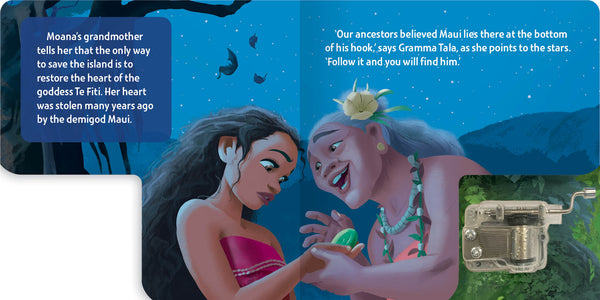 Disney Moana - Wind-Up Music Box Book