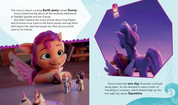 My Little Pony - Storybook with Bag Tag - Sunny