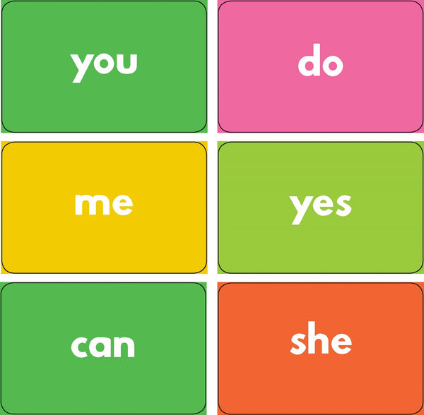 Do Not Learn Flashcards - Sight Words