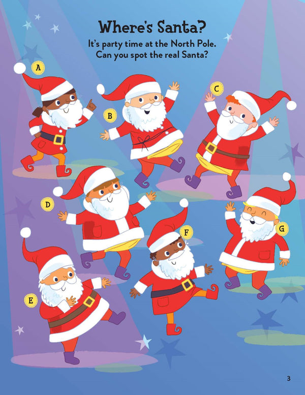 Santa & Friends Festive Elves Puffy Sticker Book