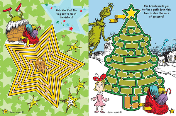 Dr Seuss - Maze Book - The Grinch