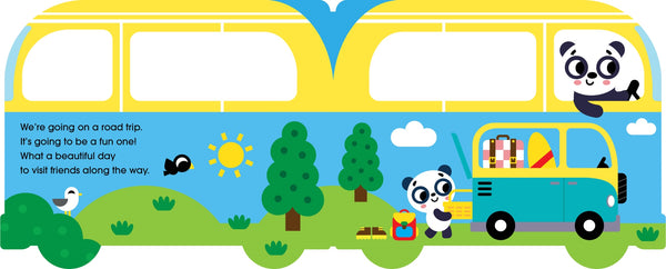 Mini Me - Shaped Board Book - We're Going on a Road Trip