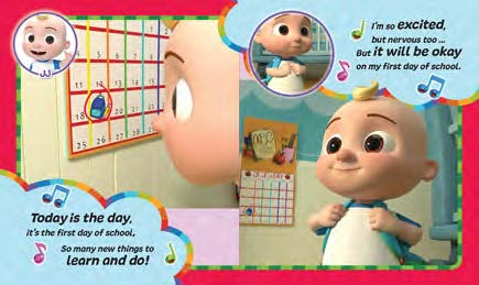 CoComelon - Cased Board Book - JJ Starts Preschool