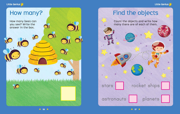 Little Genius Write and Wipe Bind Up - Numbers