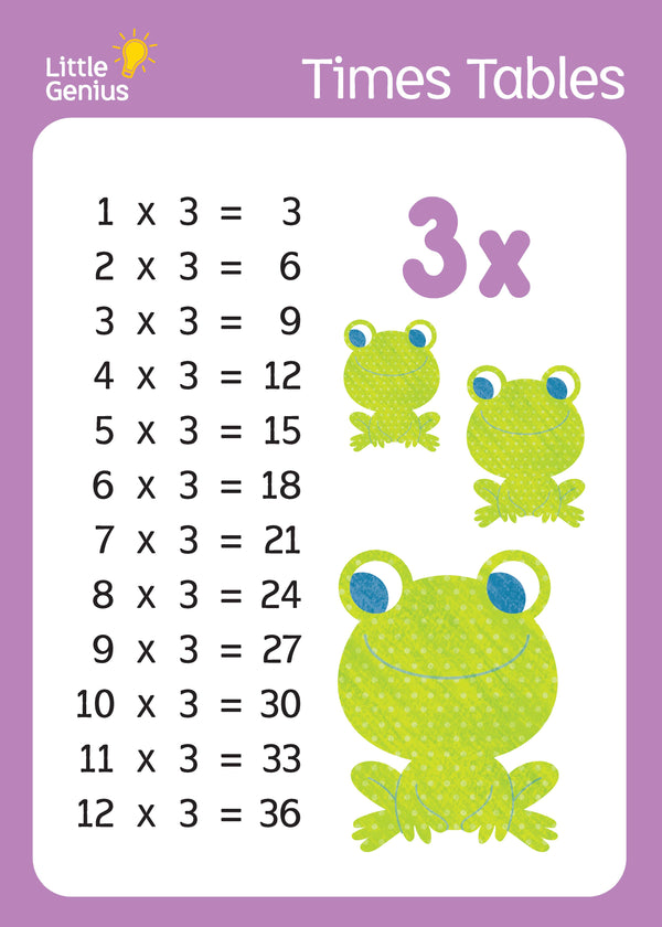 Little Genius Learning Box - Times Tables