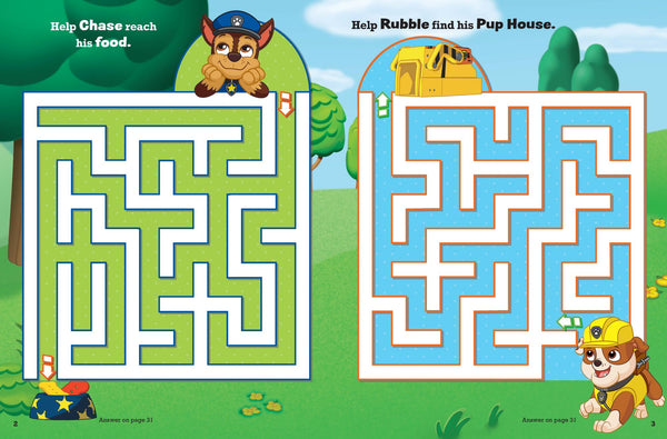 Paw Patrol - Activity Book - Legendary Mazes